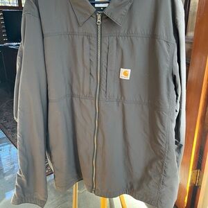Carhartt Brown Zip-Up Jacket